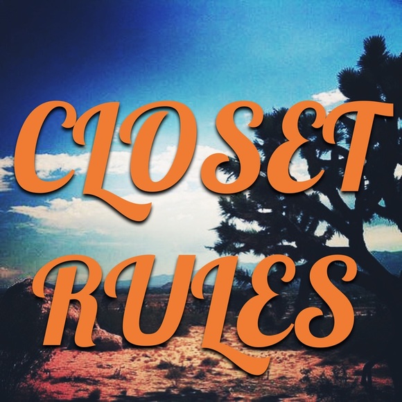 ❌ UPDATED CLOSET RULES ❌