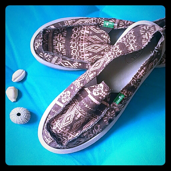 Sanuk Shoes - Sanuk Tribal Aztec Surfer Flats  11