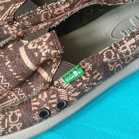 Sanuk Tribal Aztec Surfer Flats  11 - Picture 3 of 4