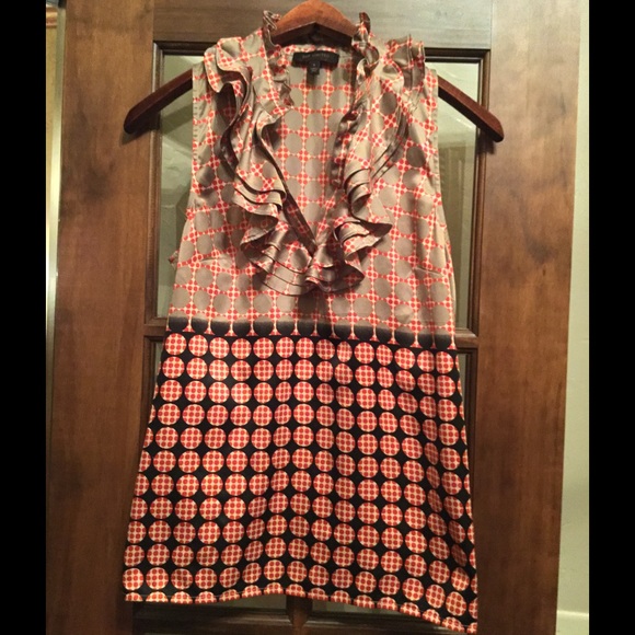 The Limited Sleeveless Ruffle Shirt