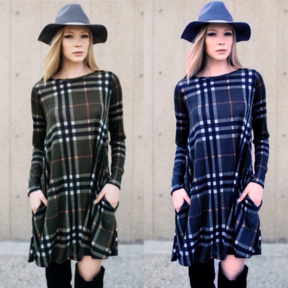 ❣️LAST-S❣️Chic Fall Feather Print Swing Dress - Picture 4 of 4