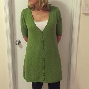Eileen Fisher button down tunic sweater