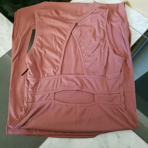 Lulu's Rusty Rose Cut Out Maxi Dress - Picture 4 of 6