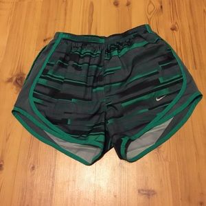 Green, Black, &Grey Nike Dri-Fit Athletic Shorts
