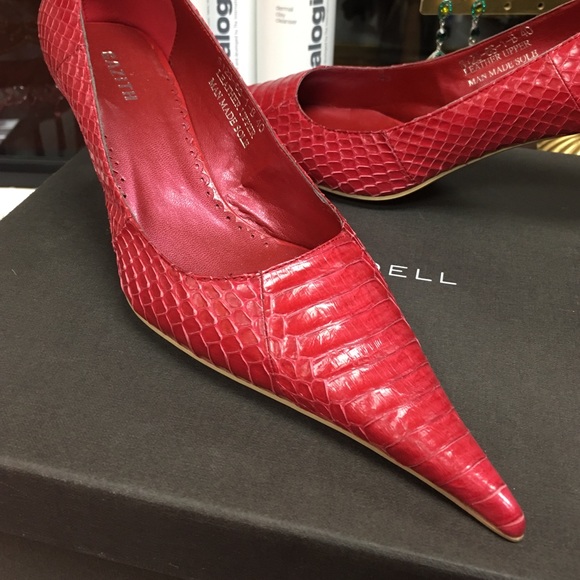 Gazith leather high heels - Picture 2 of 4