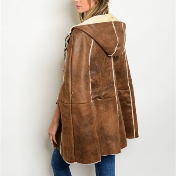 🆕RUTHIE cape jacket - CAMEL - Picture 2 of 2
