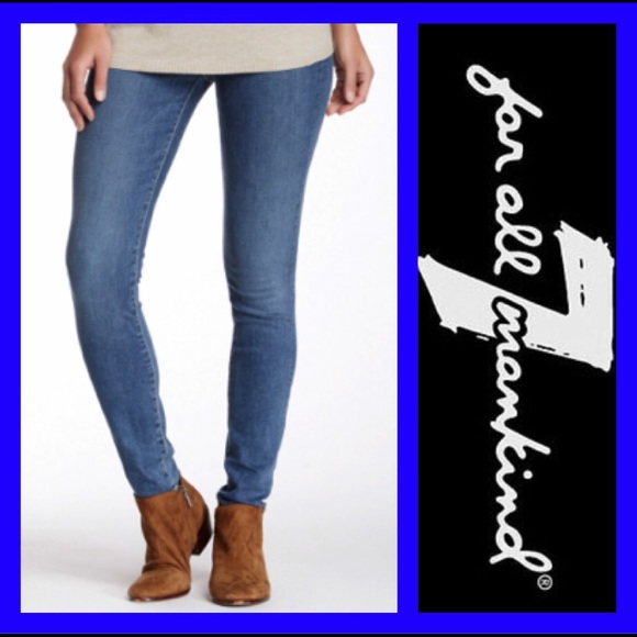 7 For All Mankind Denim - 7 FOR ALL MANKIND: Gwenevere skinny jean -size 27
