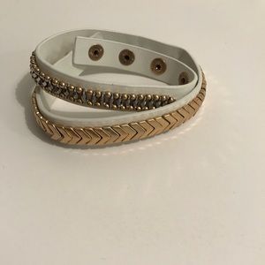 Stella and Dot Gilded Path Double Wrap Bracelet