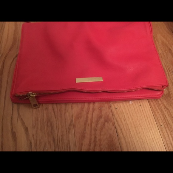 H&M Faux Leather Coral Crossbody Bag View 3