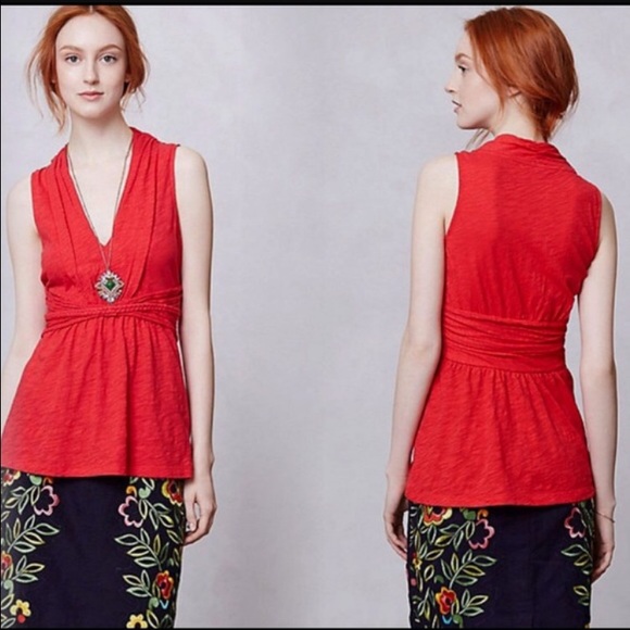 Deletta Braided V Neck Tank