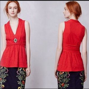 Deletta Braided V Neck Tank