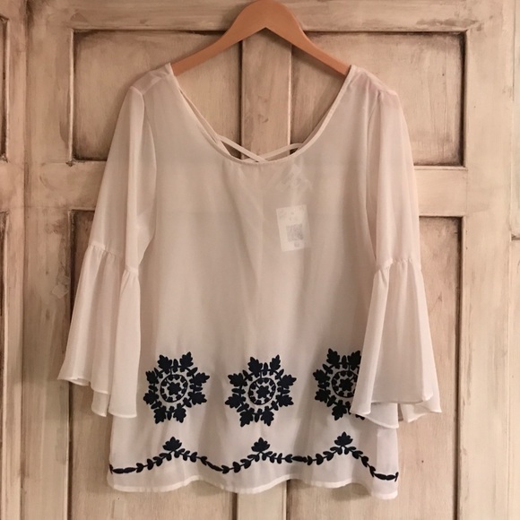 Sheer Flower Power Top