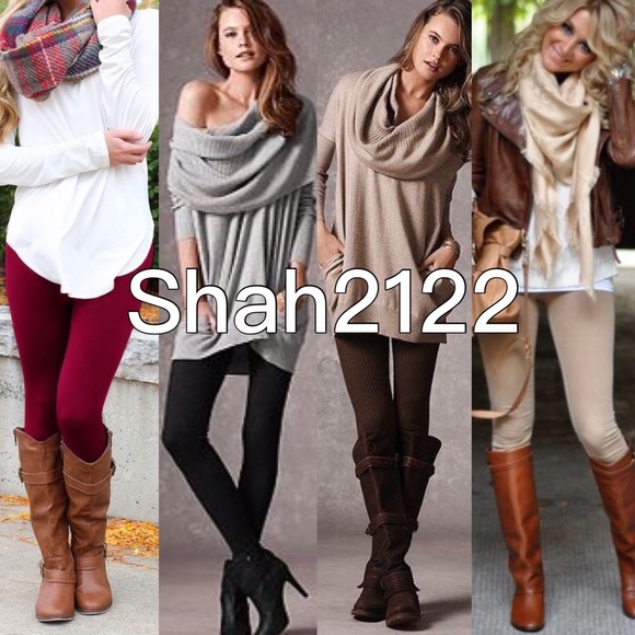 High Waist Fleece Lined Leggings COMFY - Picture 2 of 4