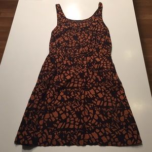 Black and Tan Madewell Dress