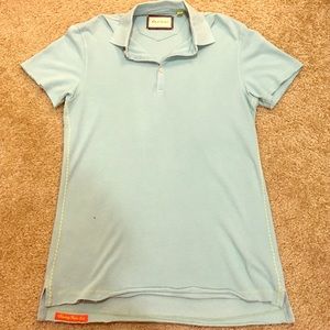 Men's Robert Graham light blue polo