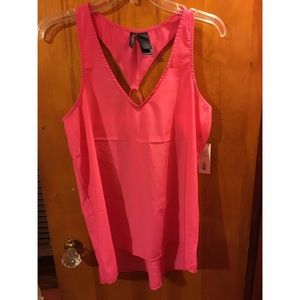 NWOT Hot Pink tank top