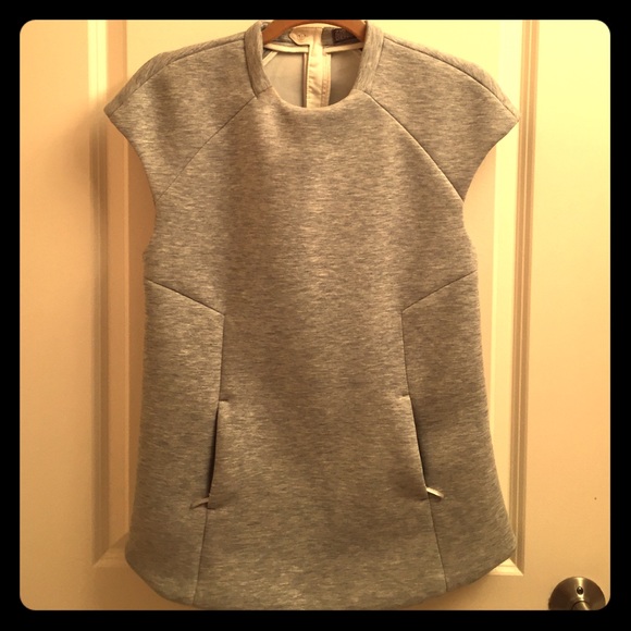 Sweatshirt tunic with pockets