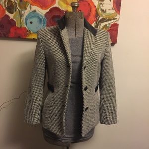 Talbots tweed blazer