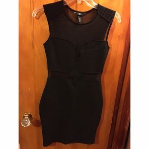 NWOT H&M Mesh Insert Dress