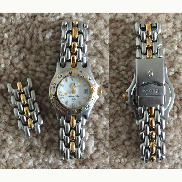 Bulova-Swiss Marine Star Watch Gold/Silver