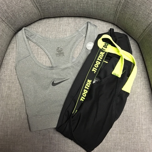Nike tank and sports bra