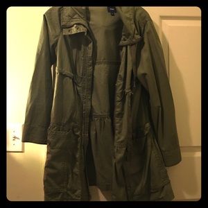 Khaki green Gap winter jacket