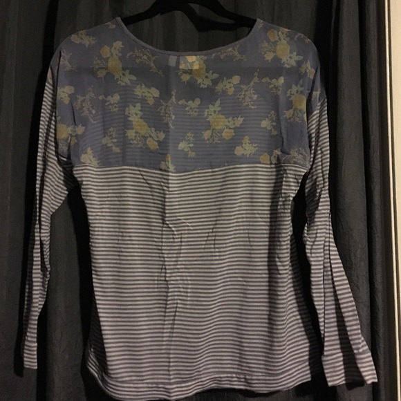 stripe and floral shirt - Picture 2 of 2
