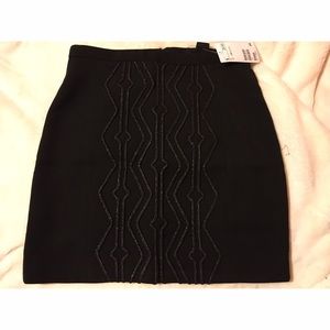 NWT H&M Glitter Print Detail Skirt
