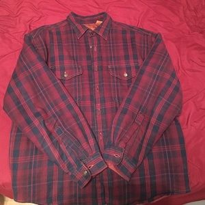 Button up that has warm lining