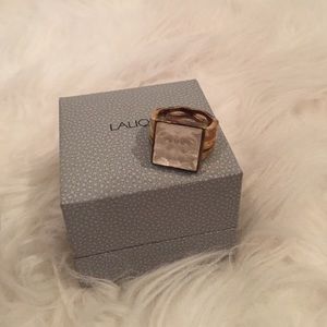 LALIQUE ARETHUSE RING IN GOLD SIZE 7