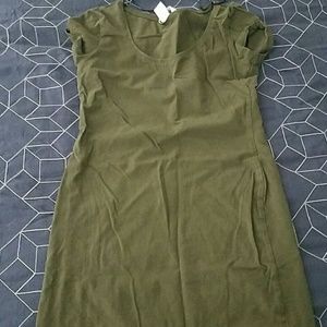 Him olive dress