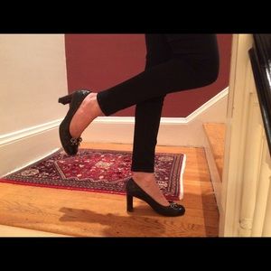 Stuart Weitzman quilted leather pumps