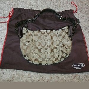 Coach purse and storage bag