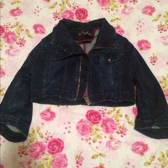 Short blue jacket - Picture 1 of 4