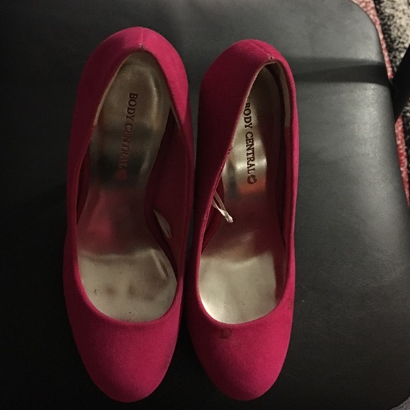 Hot pink high heel shoes 👠 worn once