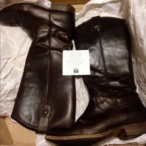 SOLD🚫Frye Melissa Brown Leather Boots sz 8.5 B