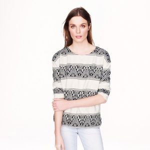 J.Crew Retail Jacquard-stripe sweatshirt