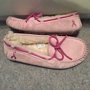 Limited edition Breast Cancer Pink UGG slippers