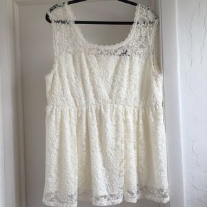 Torrid Lace Babydoll Tank Top