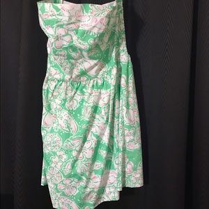 Strapless Lilly pulitzer dress