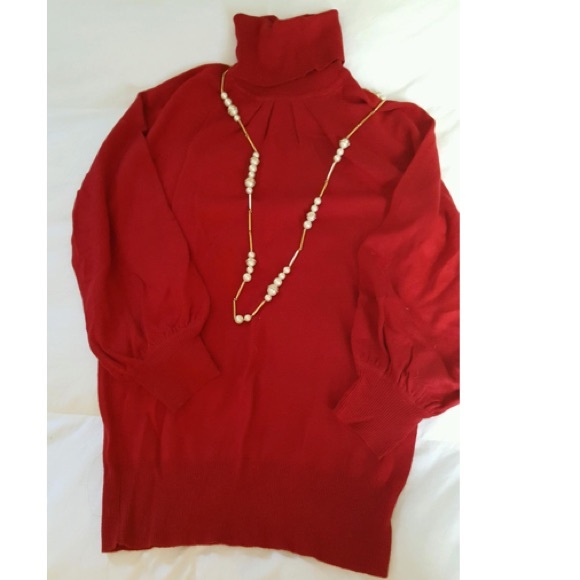 Express 3/4 Sleeve Turtle Neck Sweater