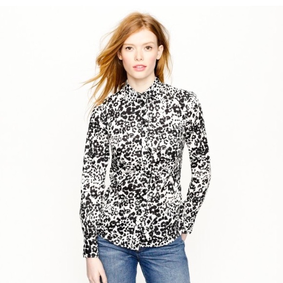 J. Crew Retail Boy shirt in snowcat