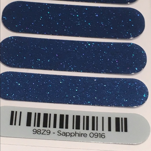 Jamberry new Sapphire sparkle 1/2