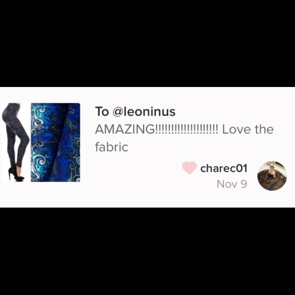 Scroll Print Leggings - Picture 4 of 4