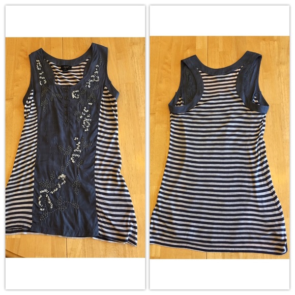 🎀NWOT Deletta Madeira Tank gray *final price* - Picture 3 of 4