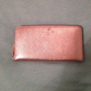 Rose gold Kate Spade Wallet