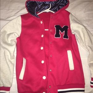 Letterman style jacket