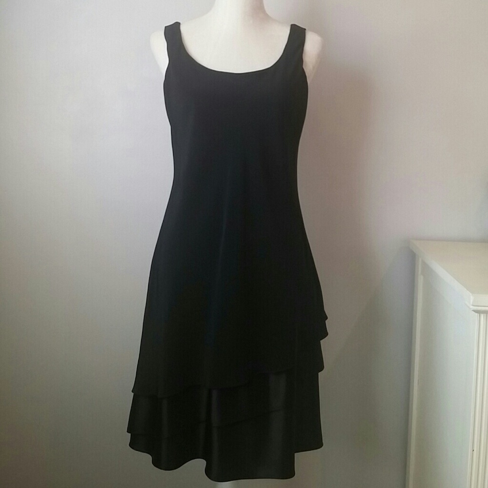 Jones New York black dress.