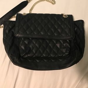 Steve Madden Reversible Black Bag