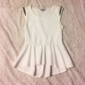 Charlotte Russe Peplum Top